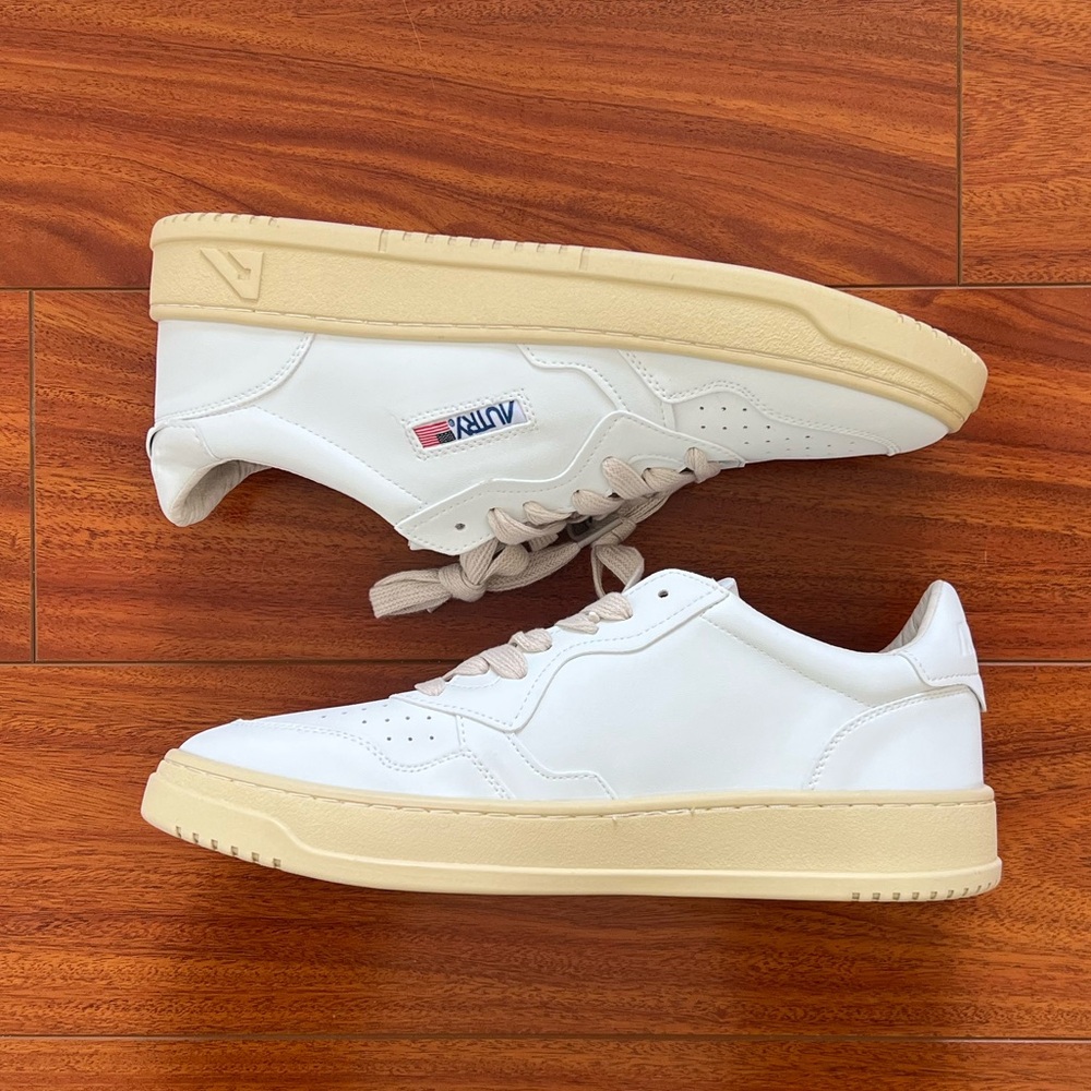 White Leather Sneakers euro 43